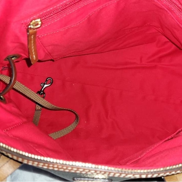 Dooney & Bourke Dome Satchel Leather Black *NWT - Picture 3 of 4